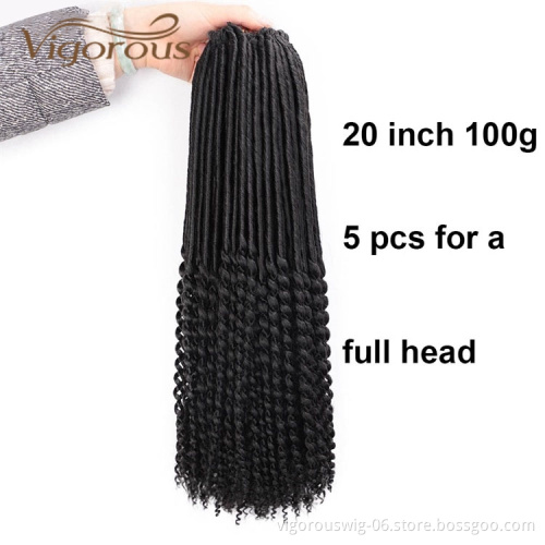 Cheapest Wholesale Kinki Twist Curly Extensions Wigs Long Synthetic Hair Crochet Hairpiece Afro Kinky Locks Meches Braids